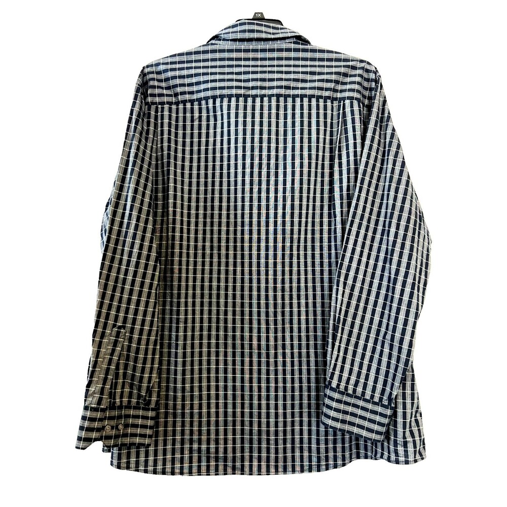 Claiborne Stretch Men's Plaid Casual/Dress Shirt Size 2x Tall - Picture 2 of 4